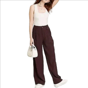 A new day Dark Burgundy Women's Trousers